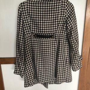 Beautiful houndstooth military style jacket